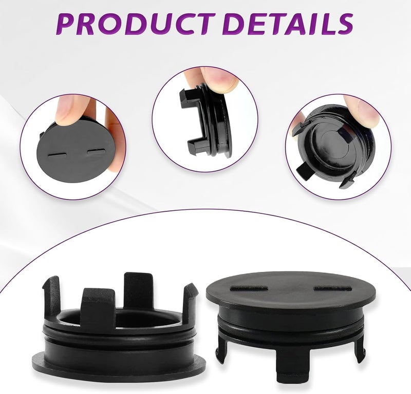 vvag 2PCS Cylinder Head Rear Cam Plug, Cam Plug Cap Compatible with Honda Civic Fit HR-V Insight CR-V CR-Z Acur Integra, Replace 12513-P72-003 - Image 3